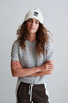 PENN&INK Cardigan Grey Melange