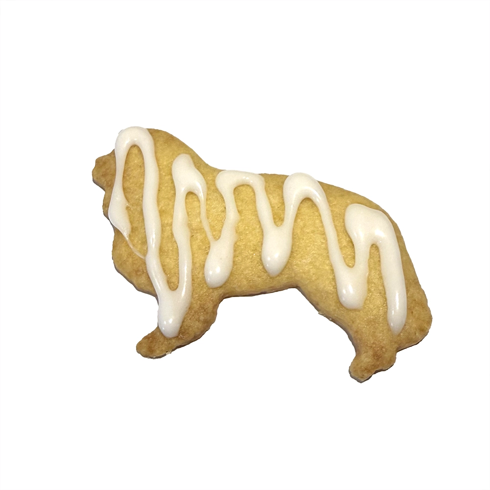 Bake a cookie shaped like a Cavalier King Charles Spaniel dog