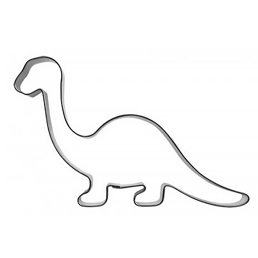The gingerbread cookie cutter that looks like a brontosaurus