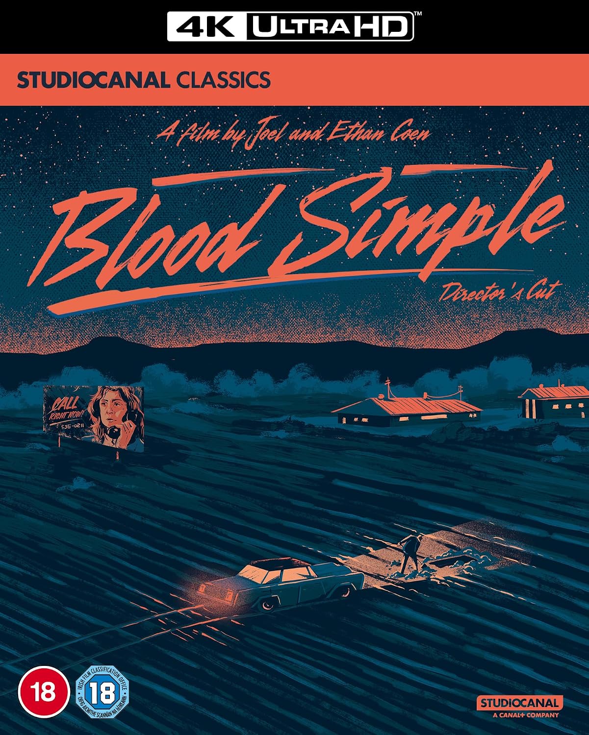 Blood Simple (ej svensk text) (4K Ultra HD + Blu-ray)
