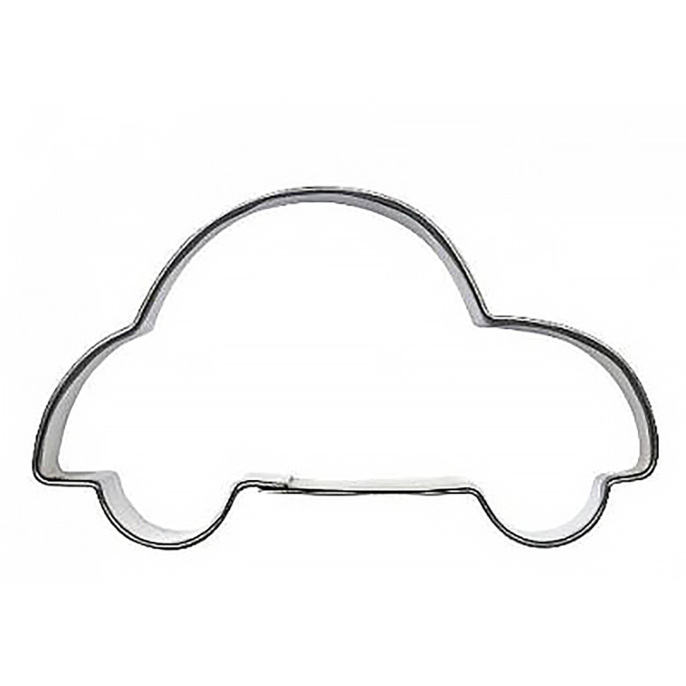 Gingerbread cookie cutter shaped like a cute car