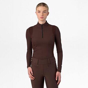 Euro-Star Ridtopp Långärmad Alice Maroon  