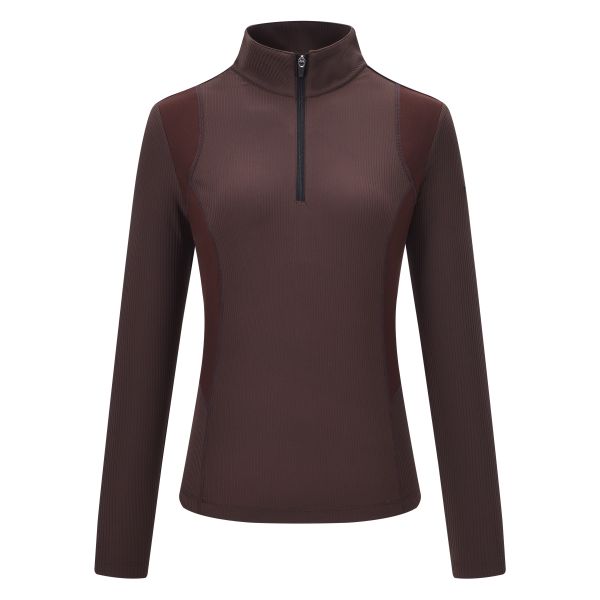 Euro-Star Ridtopp Långärmad Alice Maroon  