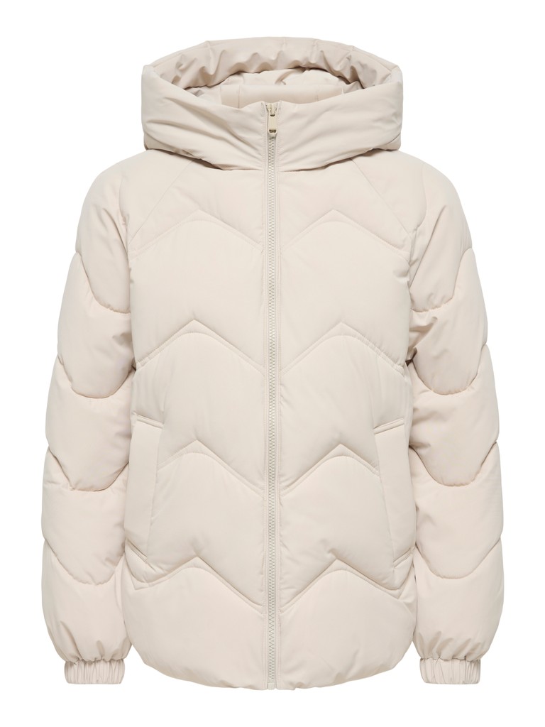 Jacqueline de Yong - Power Short Puffer Jacka Beige