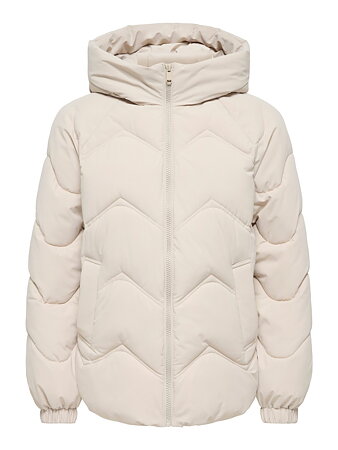 Jacqueline de Yong - Power Short Puffer Jacka Beige