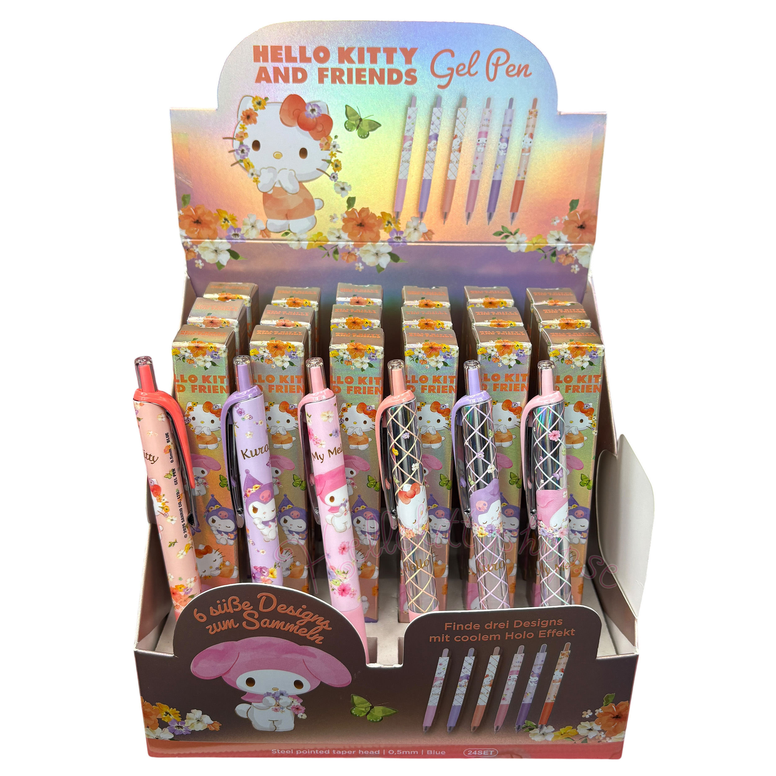 Hello Kitty and Friends Premium Gelpenna i Presentask - Kuromi - 5