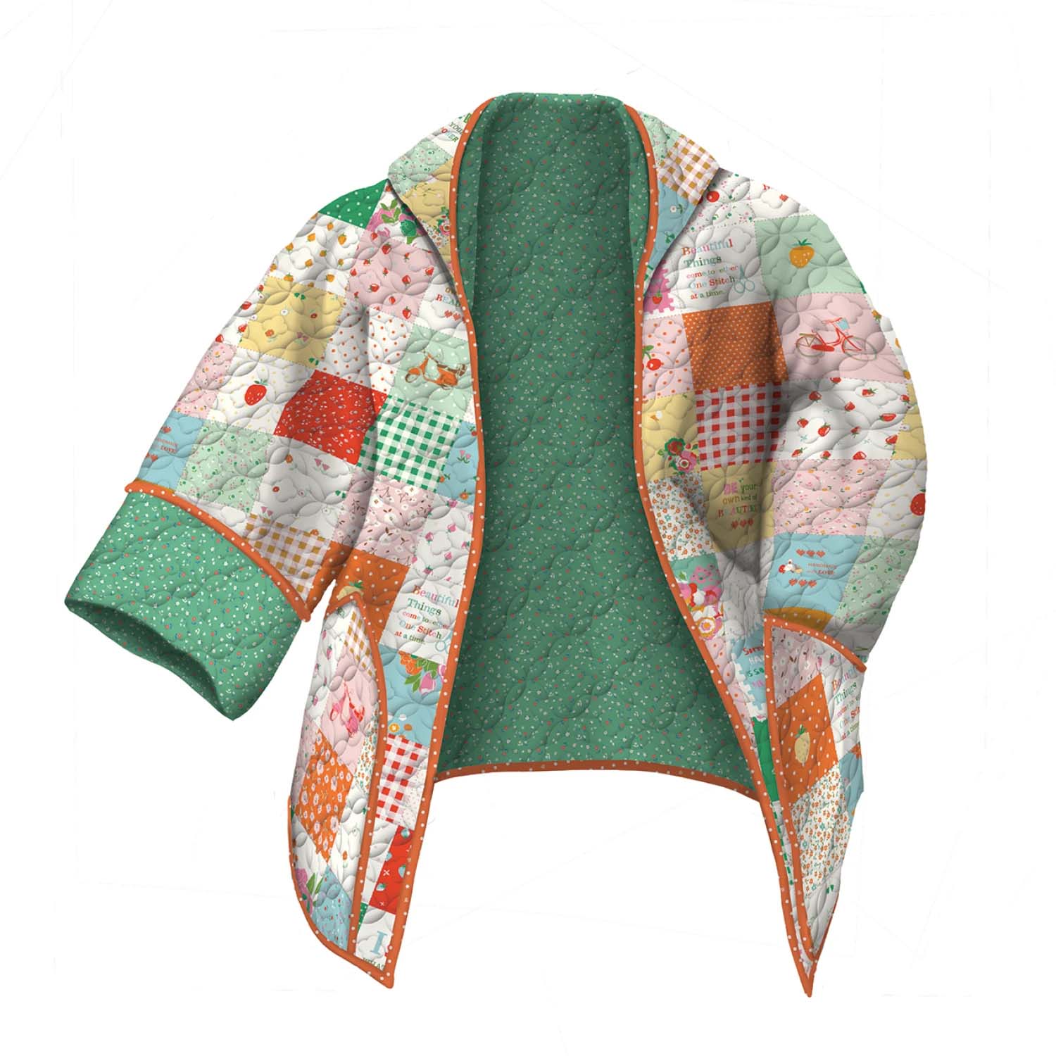 Mönster: Carling Loves Cats Quilt Coat Pattern  - 3