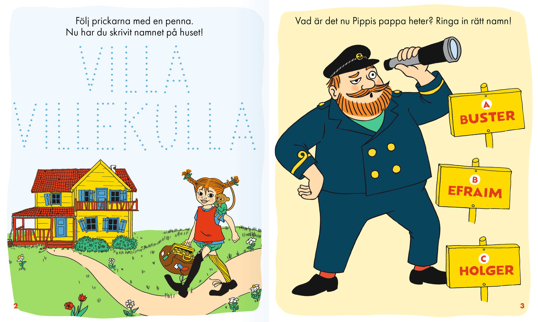 Minibok - Pyssla med Pippi - 2