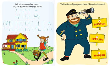 Minibok - Pyssla med Pippi