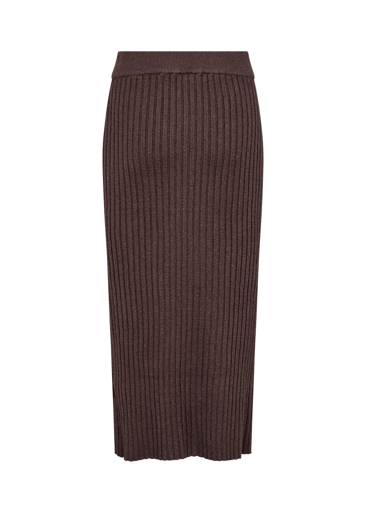 SC-KANITA 23 Skirt Stickad Brun Kjol - 5