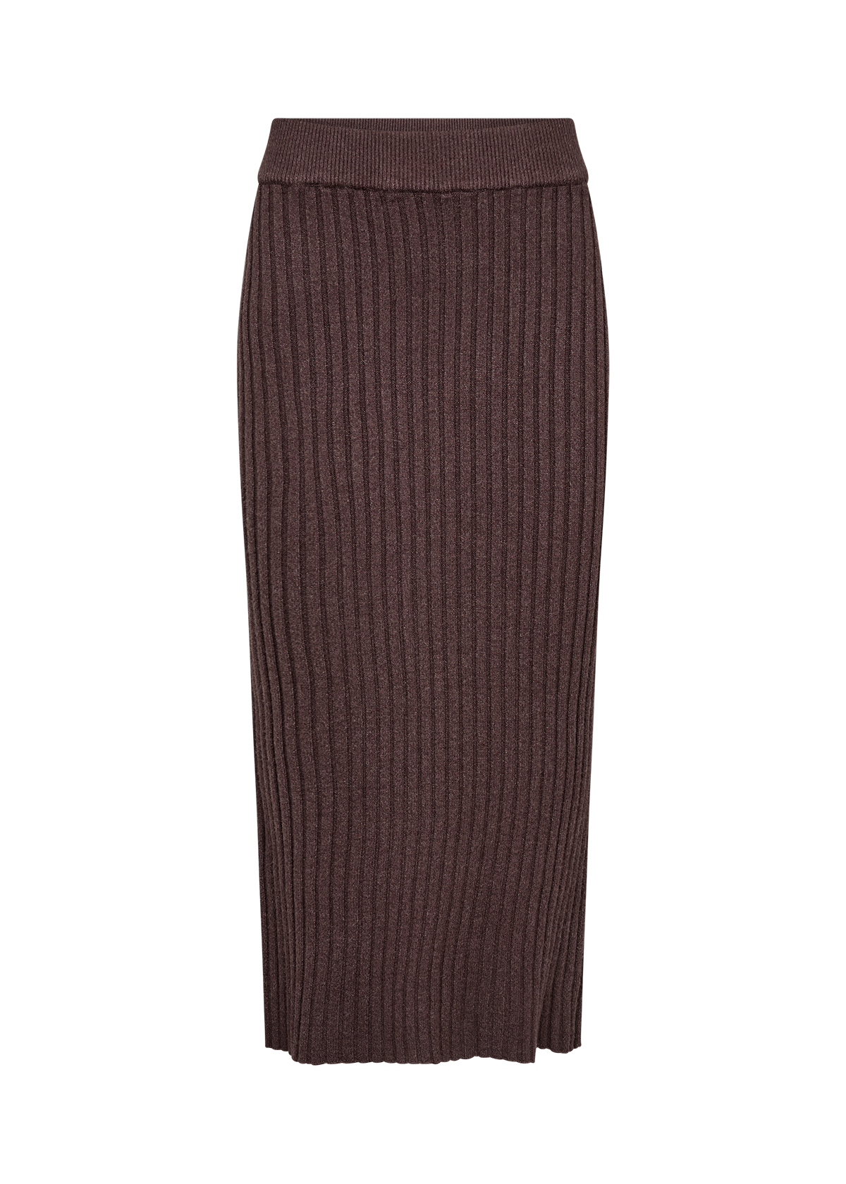 SC-KANITA 23 Skirt Stickad Brun Kjol - 4