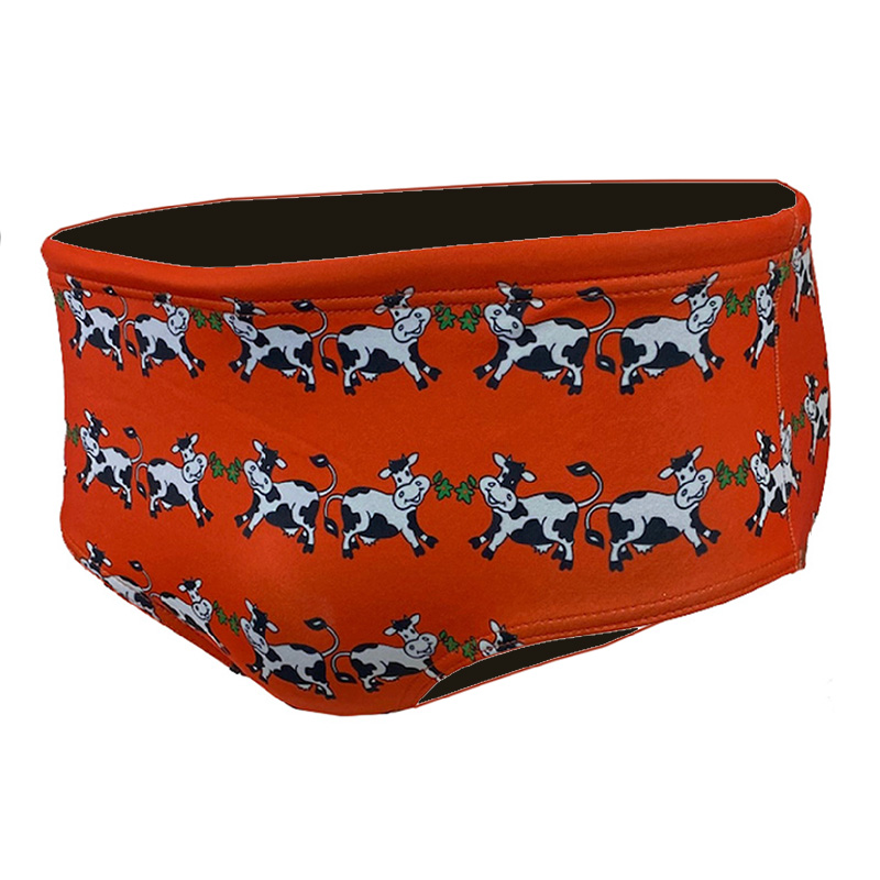 Badehose für Herren „Summertime“ orange „Training Trunk“ – Lane 4