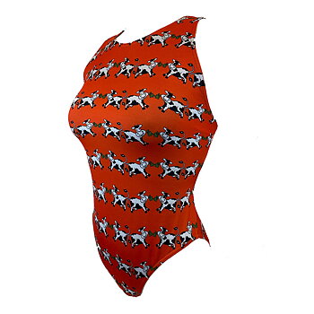 Girls' Swimsuit SUMMERTIME Orange XM - Lane 4