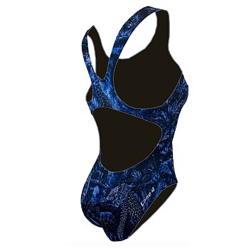 Girls' Safari Blue XM Swimsuit - Lane 4