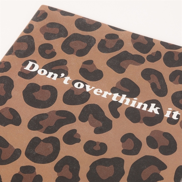 Note book leo "Don´t overthink it" - 2