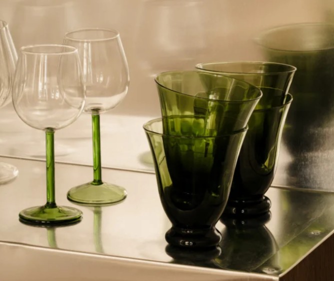 Boule glas grön - 2