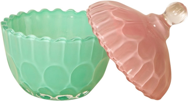 Bonbonniere green/pink - 2