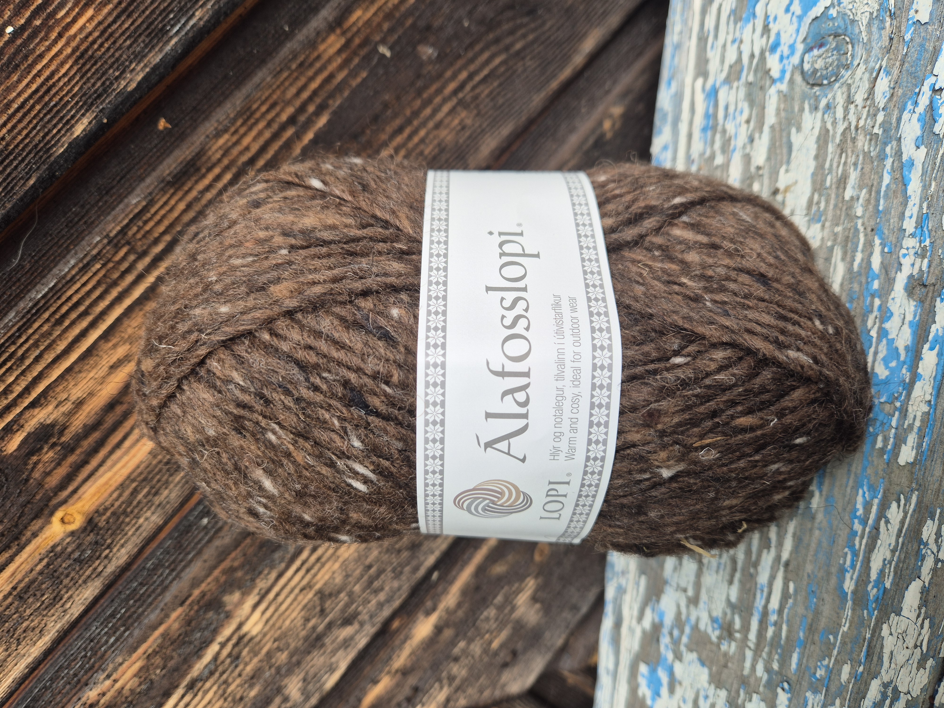 Alafosslopi 2681 Mocha Tweed, 100gr, Istex Järbo