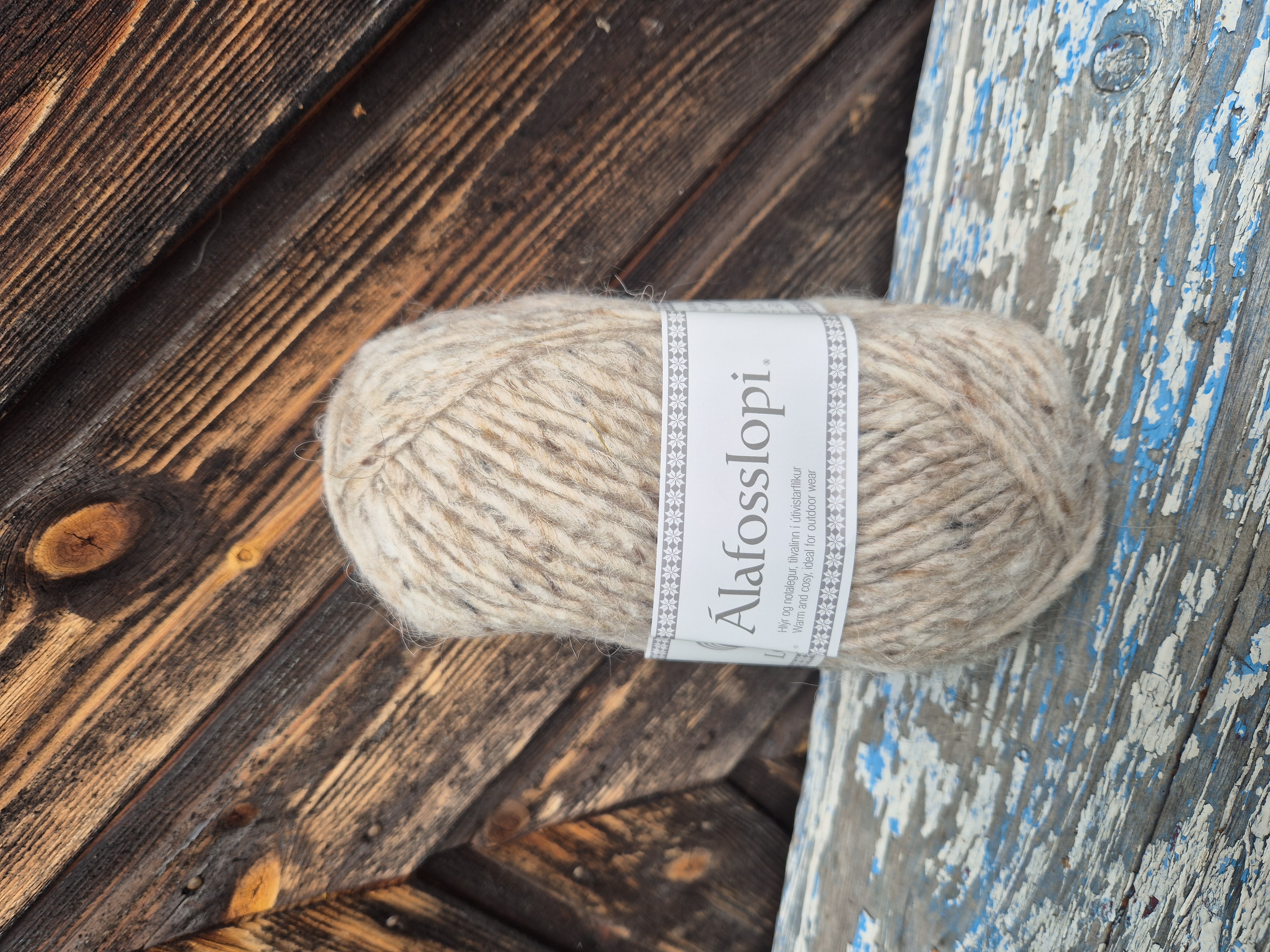 Alafosslopi 2680 Sand Tweed 100gr Istex Järbo