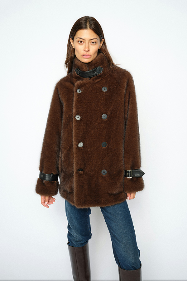 Mos Mosh - MMNanette Faux Fur Jacket Delicioso - 3