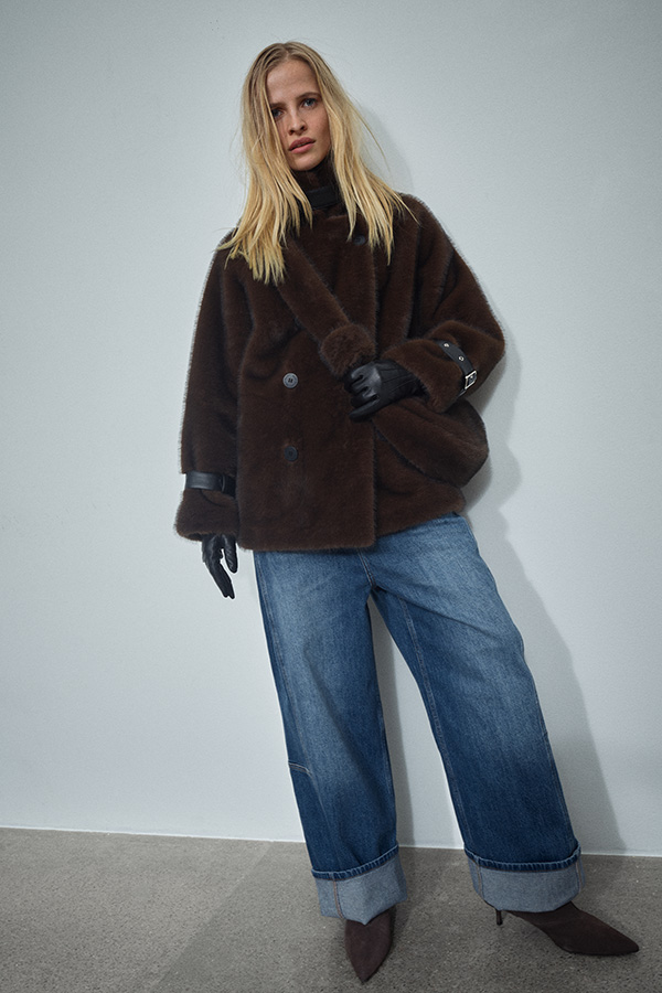 Mos Mosh - MMNanette Faux Fur Jacket Delicioso - 14