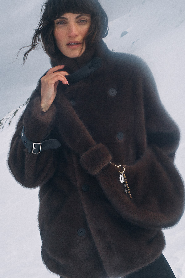 Mos Mosh - MMNanette Faux Fur Jacket Delicioso - 7