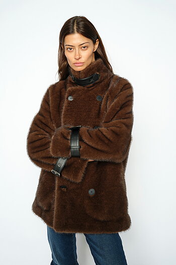 Mos Mosh - MMNanette Faux Fur Jacket Delicioso