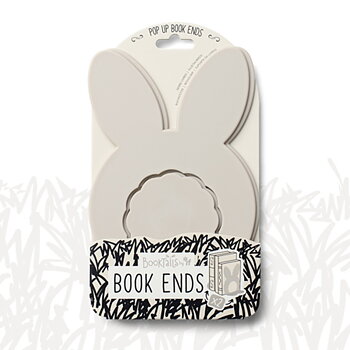 Book-Tails : Rabbit Pop Up Book Ends  - Set med två uppfällbara bokstöd Kanin