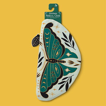 Eclectionery : Moth Pencil Case - necessär, pennfodral, liten väska för smått