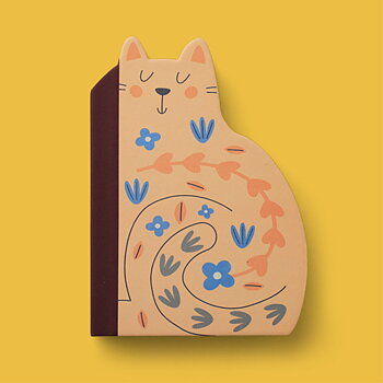 Eclectionery : Cat Notable Book - Formutskuren skrivbok i lyxig utformning