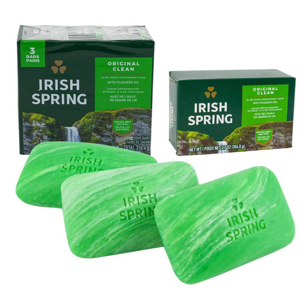 Irish Spring Original Clean Bar Soap 3-pack 104.8g - 2