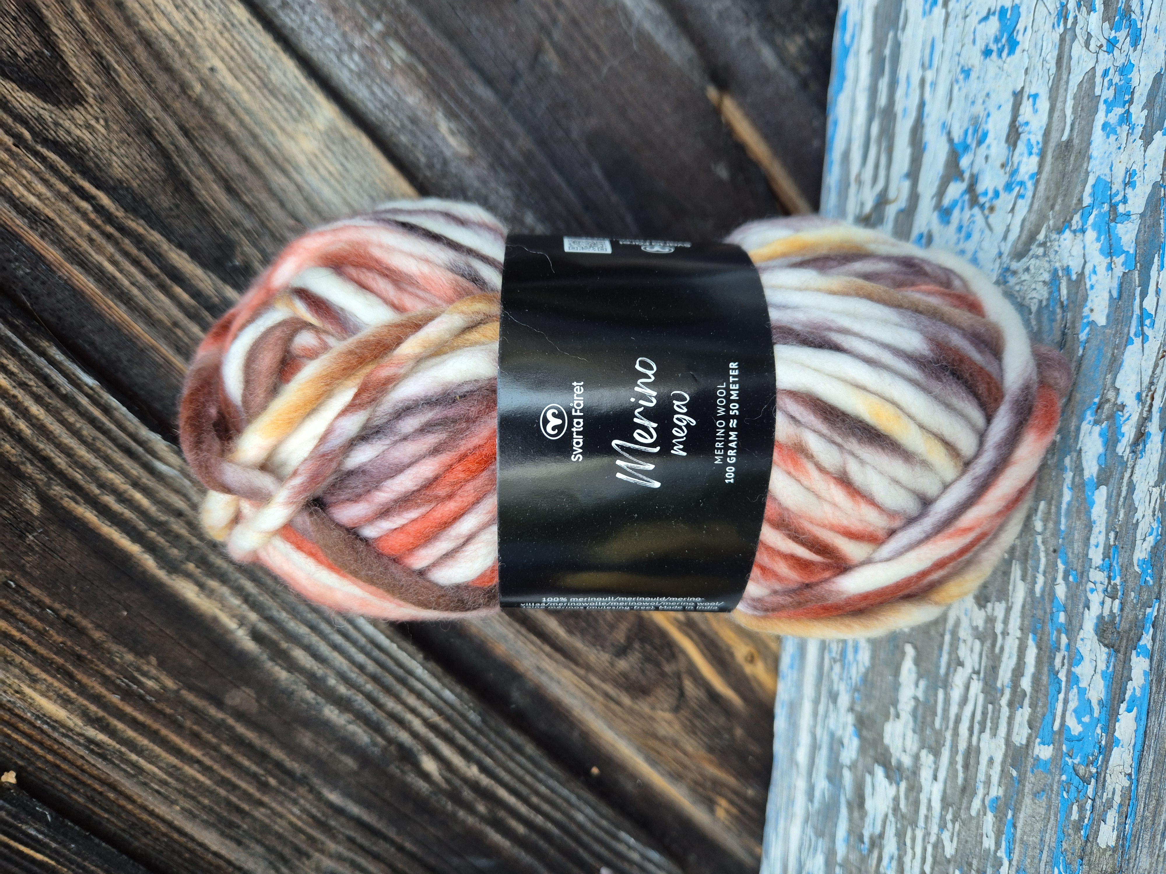 Merino Mega 221405 Neutrals 100gr Svarta Fåret