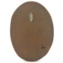 Birger Åström (1960s) Colorful Wall Plaque with Tree Relief 29 cm