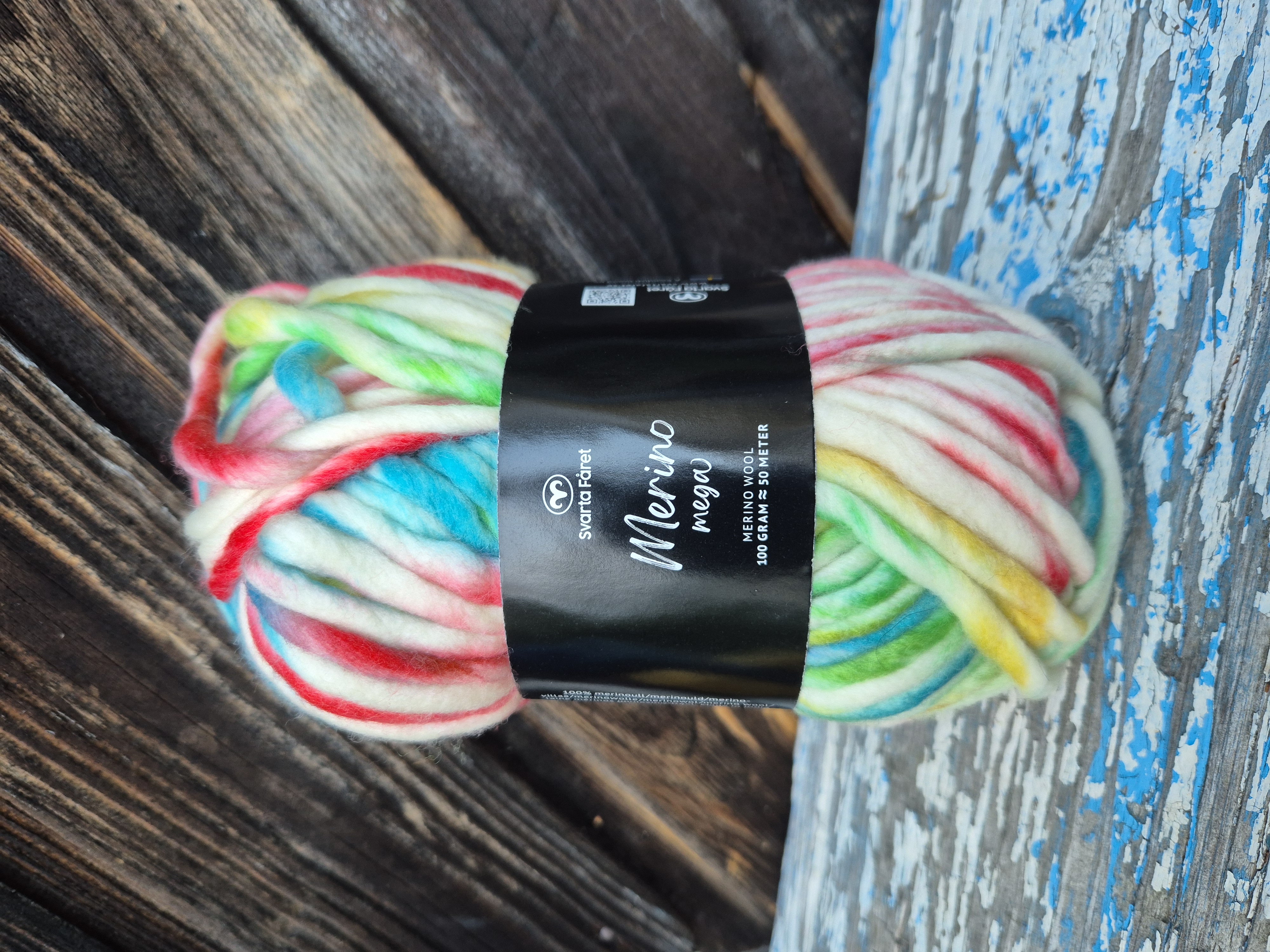 Merino Mega 221408 Unicorn 100gr Svarta Fåret