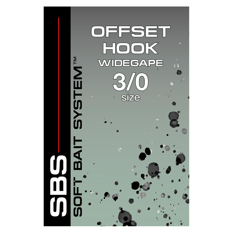 Darts - OFFSET HOOK - WIDE GAPE Stl. 4/0 - 2