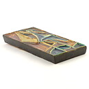 Helmut Schäffenacker (1960s) Wall Plaque with Colorful Cranes Motif 23 cm