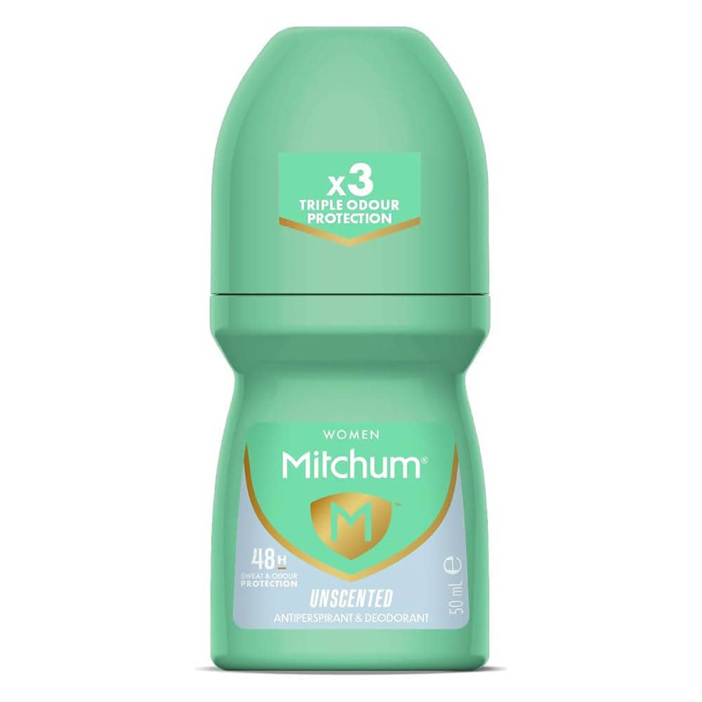 Mitchum Women Unscented Roll-On Antiperspirant 50ml