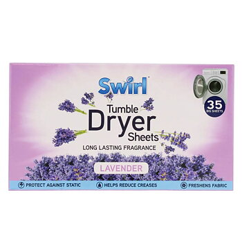 Swirl Tumble Dryer Sheets Lavender 35st