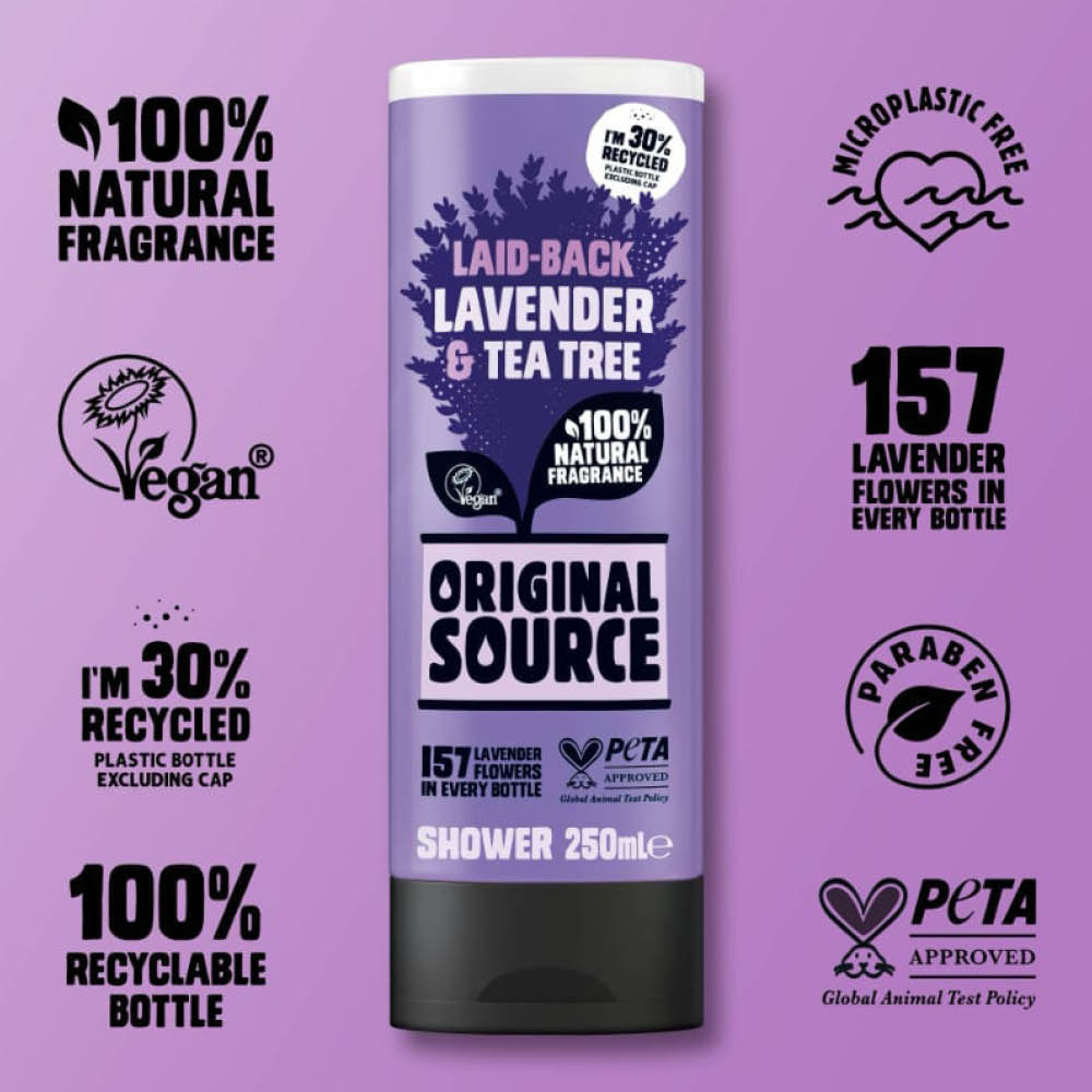 Original Source Lavender & Tea Tree Shower Gel 250ml - 3