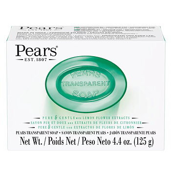 Pears Pure & Gentle Lemon Flower Extracts Soap Bar 125g