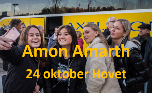 Amon Amarth: The Allfather Awakens Tour  - 24 Okt -  Hovet