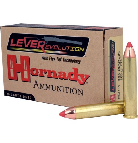  Hornady Leverevolution® Ammunition 444 Marlin 265 gr FTX® 20/Box