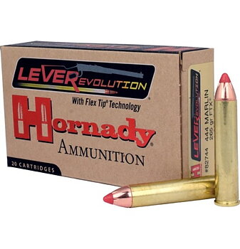  Hornady Leverevolution® Ammunition 444 Marlin 265 gr FTX® 20/Box
