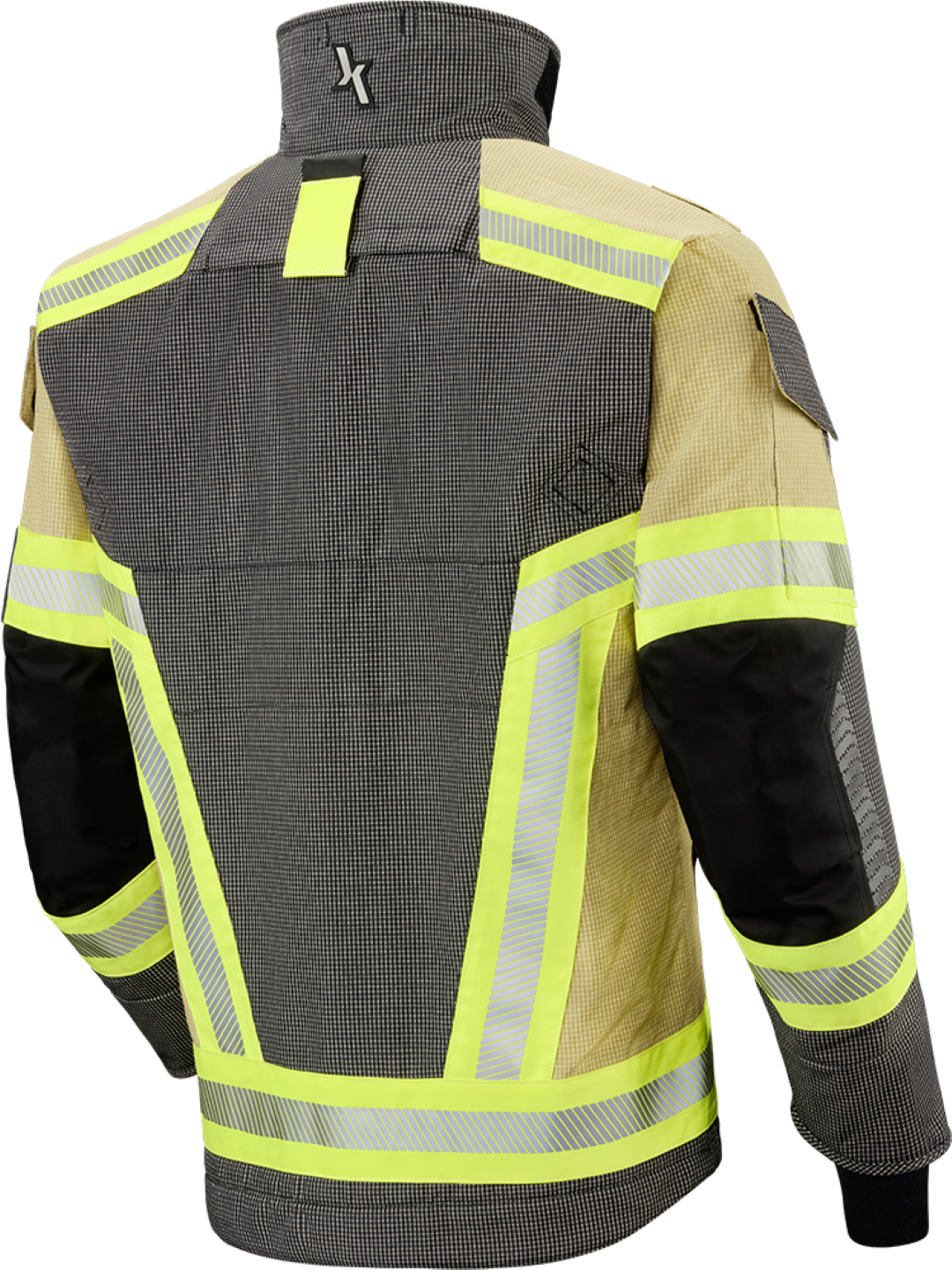 Brannbekledning for Røykdykking TEXPORT FIRE EVO ONE Jakke i Mørk blå/Gold farge, Neste generasjons røykdykkerbekledning. Lansert under Interschuts messen. - 6