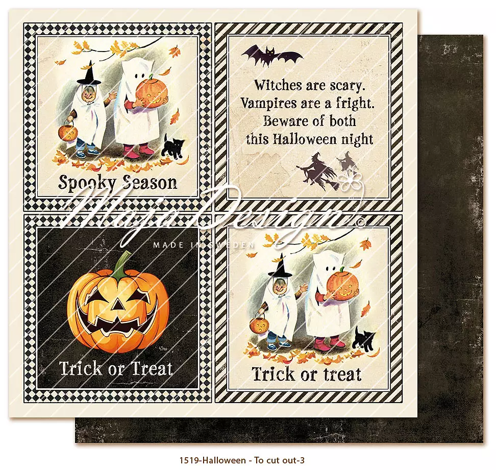 MAJA DESIGN  -Halloween - 6x6" Paper pack - 13
