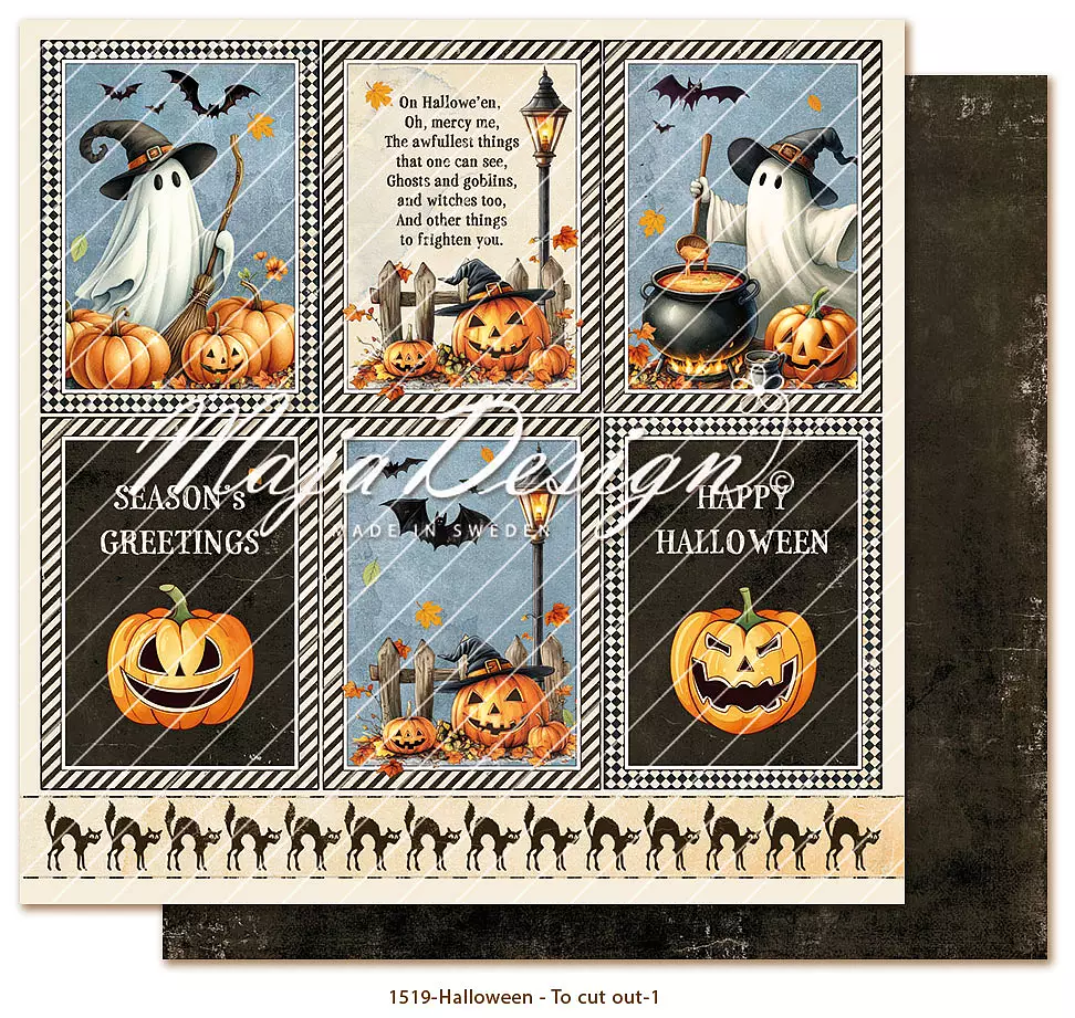 MAJA DESIGN  -Halloween - 6x6" Paper pack - 11