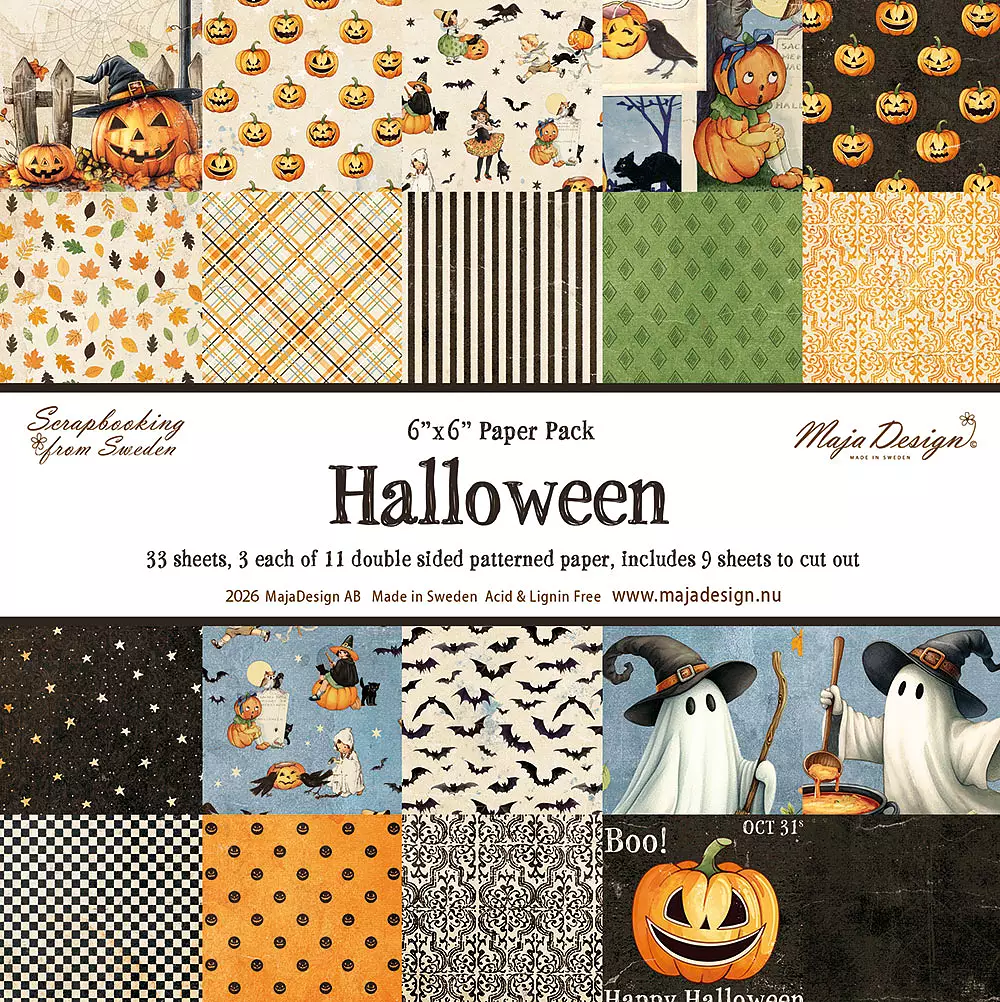 MAJA DESIGN  -Halloween - 6x6" Paper pack