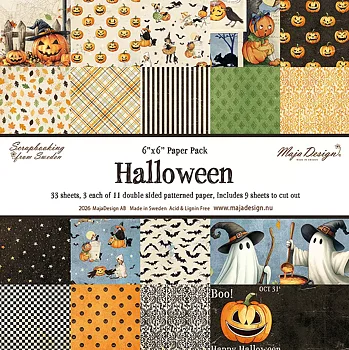 MAJA DESIGN  -Halloween - 6x6" Paper pack