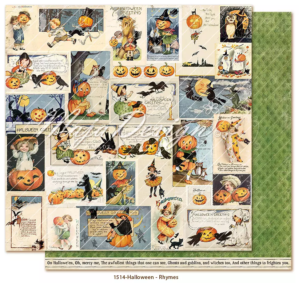 MAJA DESIGN  -Halloween - 6x6" Paper pack - 7