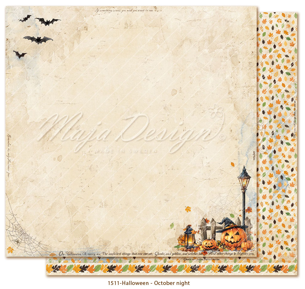 MAJA DESIGN  -Halloween - 6x6" Paper pack - 3